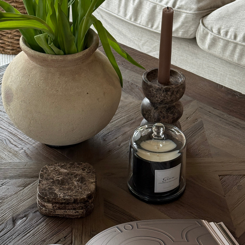 Coasters | Brun marmor