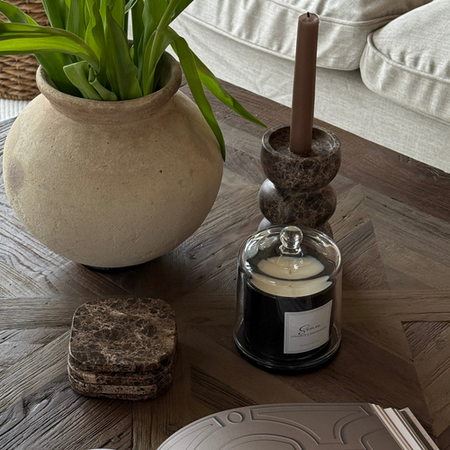 Coasters | Brun marmor