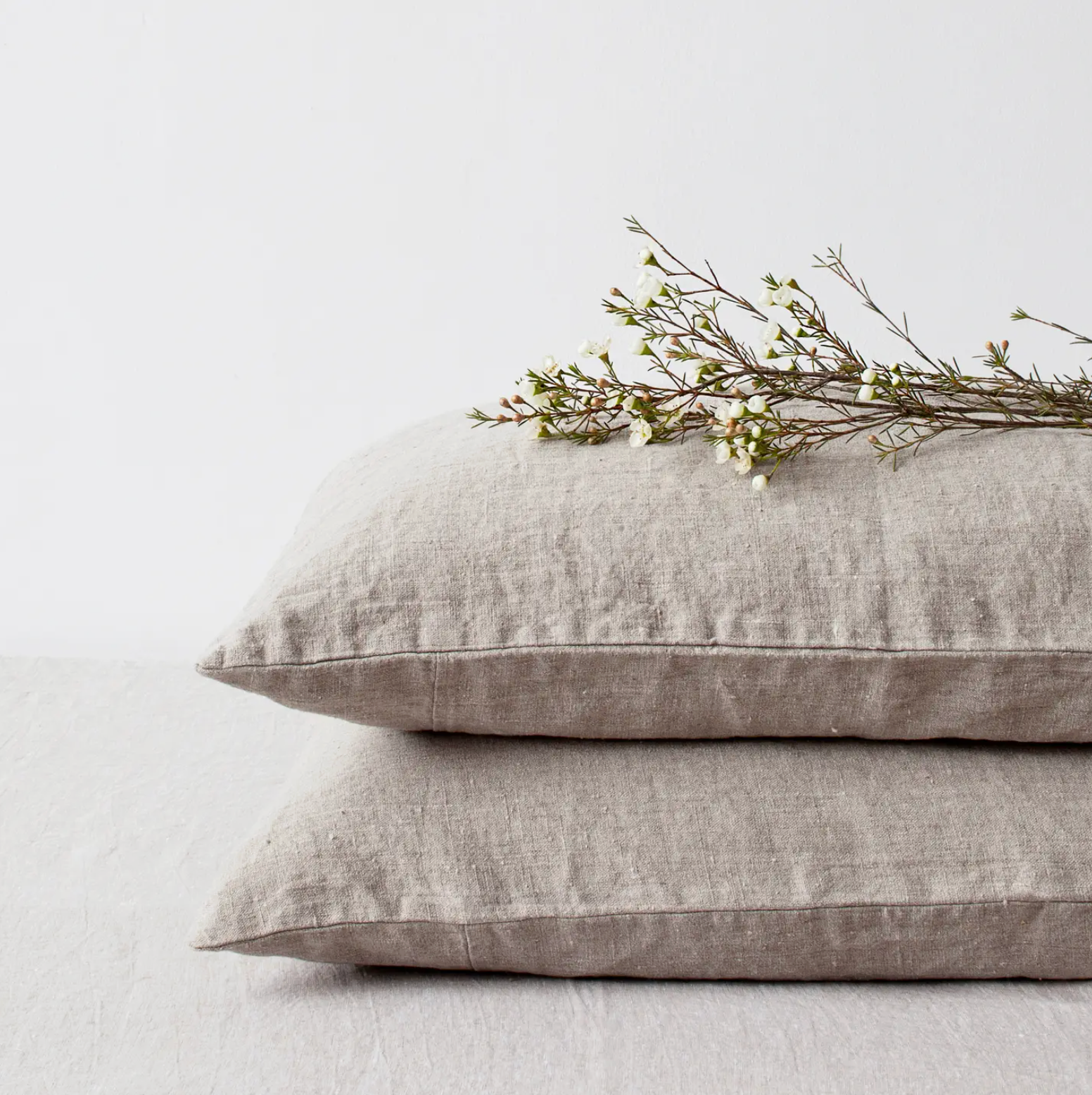 Pude | Beige hør