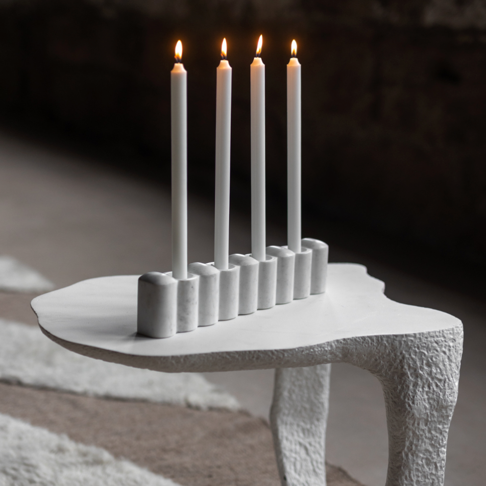 Lysestage | Marmor