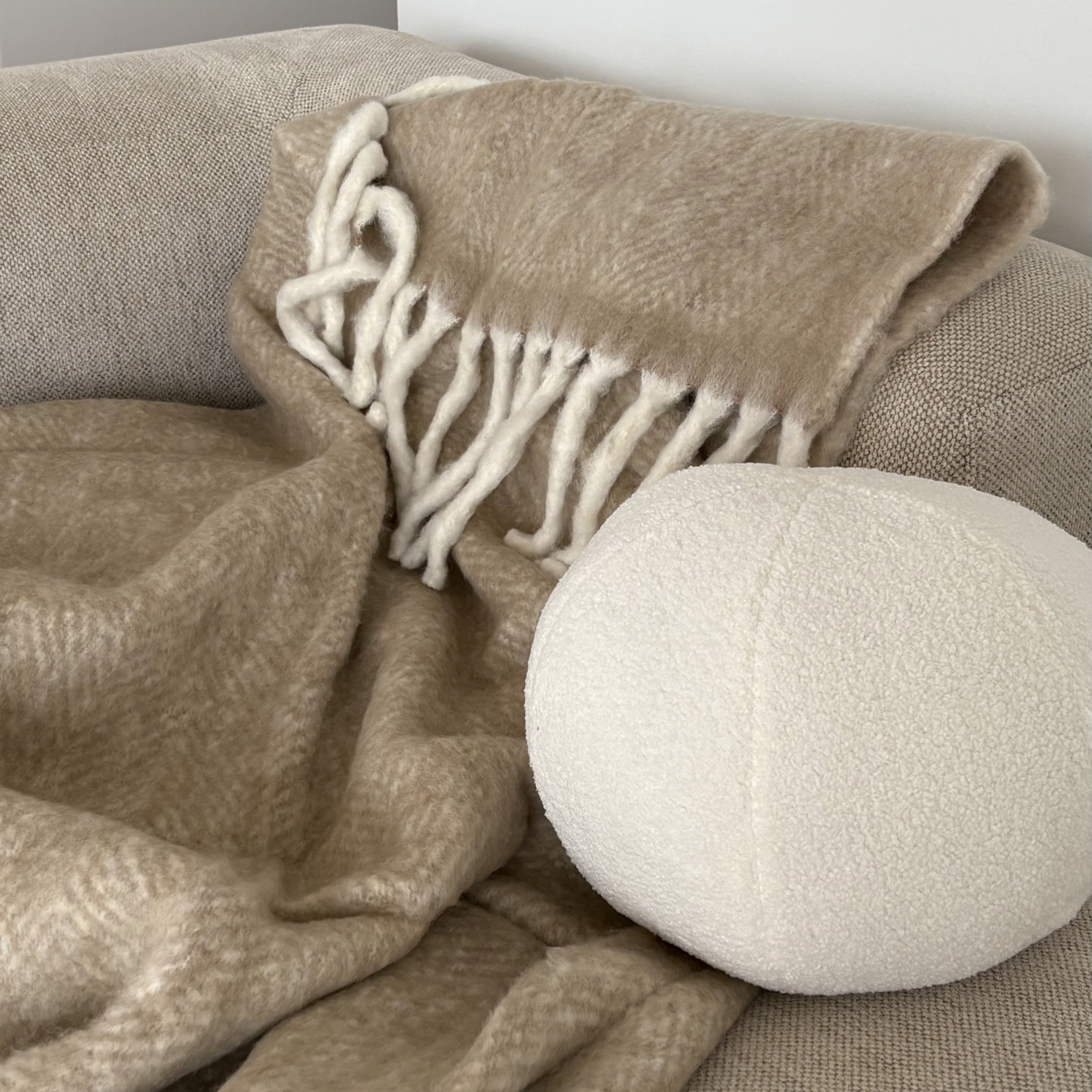 Rund pude | Boucle